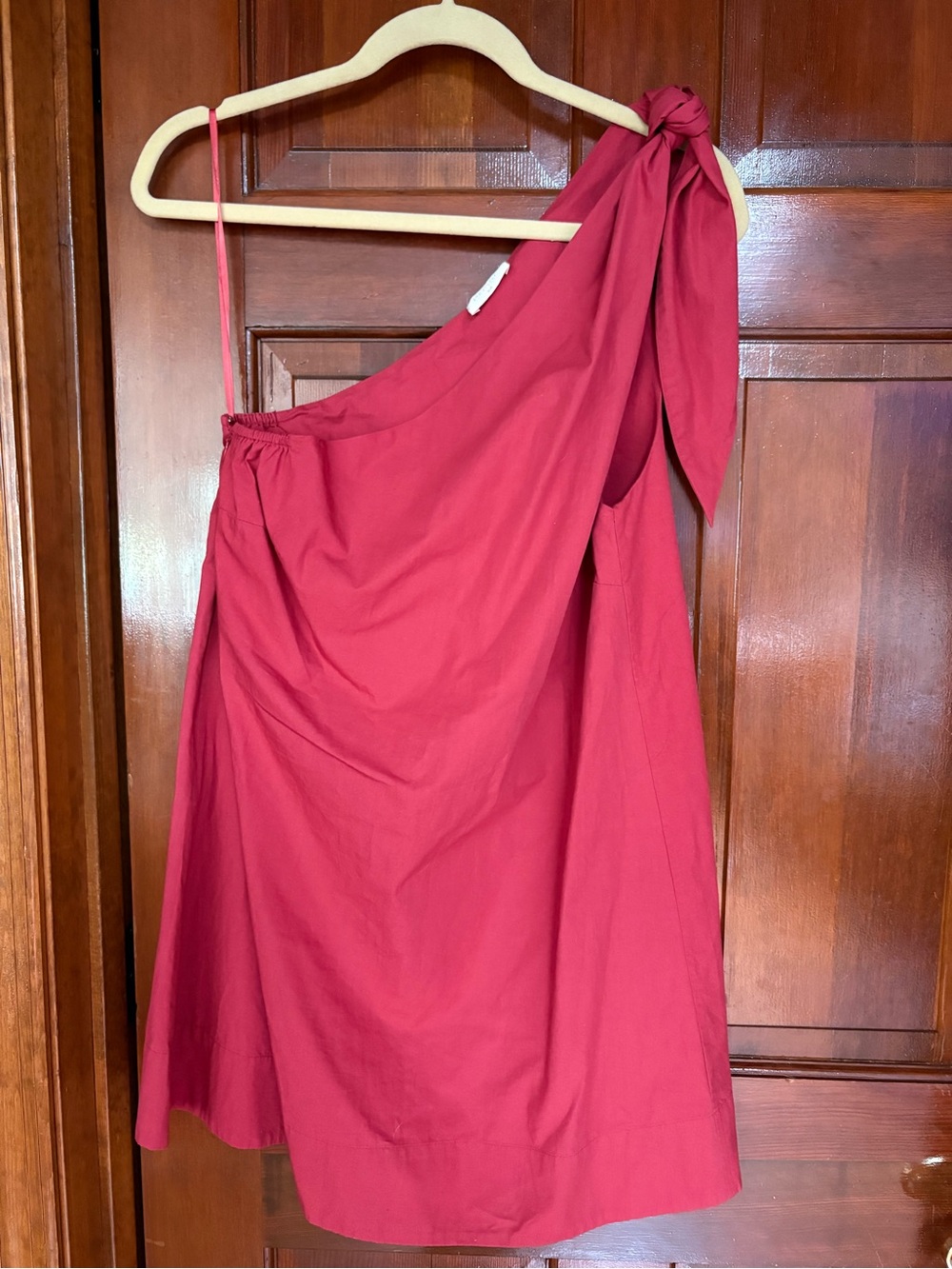 AUBREY One shoulder tie dress